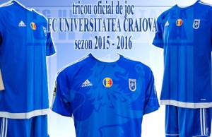 Echipamentul oficial de joc al echipei UNIVERSITATEA CRAIOVA pentru SEZONUL 2015 – 2016