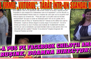 Patronul firmei „Viitorul”, târât într-un scandal monstru! Fiica i-a pus pe Facebook chiloţii amantei: „Ruşine, doamna director!”