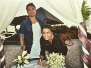 Momentul în care Adrian Mutu şi Sandra au spus „DA”. Tânăra „a semnat” pe viaţă cu Briliantul