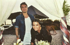 Momentul în care Adrian Mutu şi Sandra au spus „DA”. Tânăra „a semnat” pe viaţă cu Briliantul