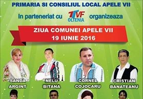 Augustin Stanciu primarul comunei Apele-Vii va invita sa participati la ziua comunei pe data de 19 Iunie