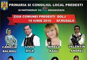 Florian Serban primarul comunei Predesti va invita sa participati la ziua comunei pe data de 19 Iunie