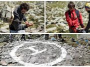 Au cărat în spate bolovani de stâncă, ciment, apă și au construit un heliport în Munții Făgăraș