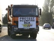 Poliția a început vânătoarea camionagiilor participanți la mitingurile anti-RCA