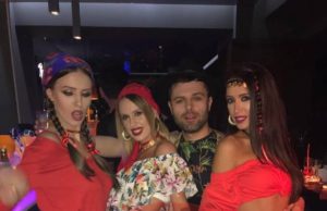 Petrecere de Paste cu prelungiri pentru Pepe! Imagini exclusive, de seara trecuta, de la ziua de nastere a sotiei cantaretului