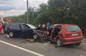 Două persoane au murit și o alta a fost rănită grav într-un accident rutier produs pe DN 66, în Hunedoara