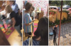 Fetiţă de 9 ani luată cu mascaţii din camera ei, la Baia de Aramă, ca să fie trimisă în America: „Mami, nu vreau să plec!”