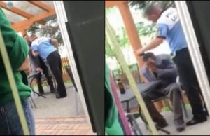 Poliţist local filmat cum dă un cap în gură unui cerşetor, în Timiş (Video)