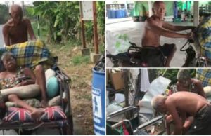 Așa arată dragostea adevărată! A construit o „caleașcă” pentru soția lui paralizată. Cei doi bătrâni sunt de nedespărțit: „Este cel mai important lucru din viața mea”