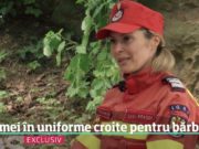 Laura, femeia-pompier care înfruntă pericolul misiunii cot la cot cu colegii bărbaţi