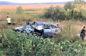 Accident cu 3 morţi în Teleorman, după ce maşina în care se afla un om de afaceri local s-a răsturnat