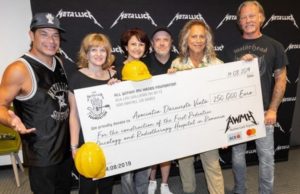 Metallica a donat 250.000 de euro pentru spitalul oncologic pentru copii construit de asociaţia „Dăruieşte viaţa”