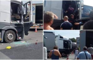 Şofer de TIR ucis în cabină într-o parcare din Franţa. Un coleg l-a tăiat, apoi a fugit