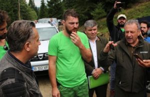 Confruntare între activiştii Greenpeace şi oficialii Romsilva în pădurile Bucovinei. Cum s-au făcut angajaţii statului că verifică acuzaţiile grave de „tăieri la ras“
