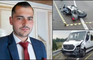Tânăr pompier mort în Pasul Tihuţa. Băiatul a intrat cu motocicleta pe contrasens şi s-a izbit violent de un microbuz de persoane