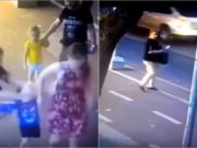 VIDEO | O femeie a atacat cu un cuţit un copil de trei ani, pe stradă, în faţa părinţilor