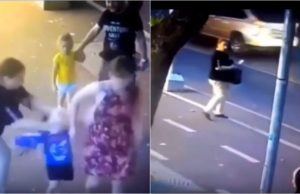 VIDEO | O femeie a atacat cu un cuţit un copil de trei ani, pe stradă, în faţa părinţilor
