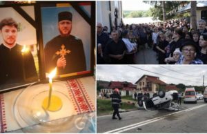 Mii de oameni la înmormântarea părintelui Marius Gabriel Bărăscu, ucis de ziua lui de un şofer intrat pe contrasens