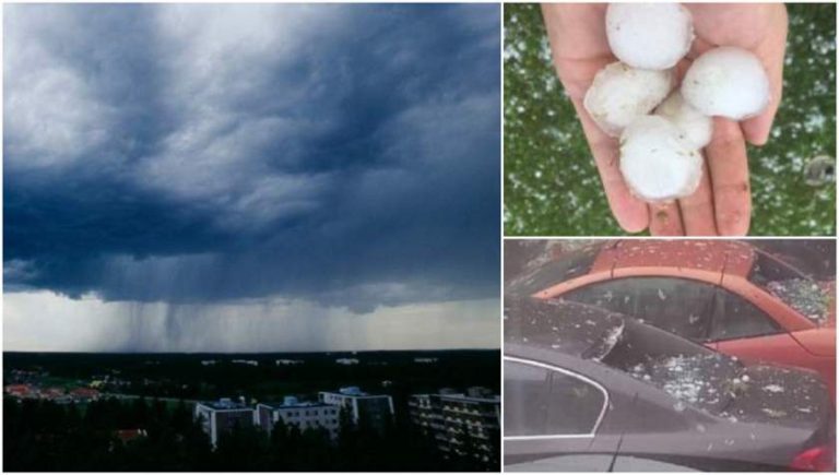 Furtuni, grindină şi ploi torenţiale lovesc mai multe judeţe. Vreme severă în următoarele ore