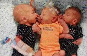 S-a dus de urgență la spital crezând că are pietre la rinichi și a născut… tripleți! „Sunt șocată” – Foto