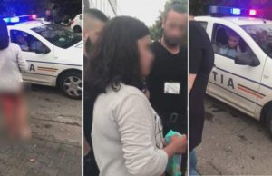 Fată plină de sânge pe stradă în Galaţi. Poliţiștii nu au coborît din mașină să o ajute