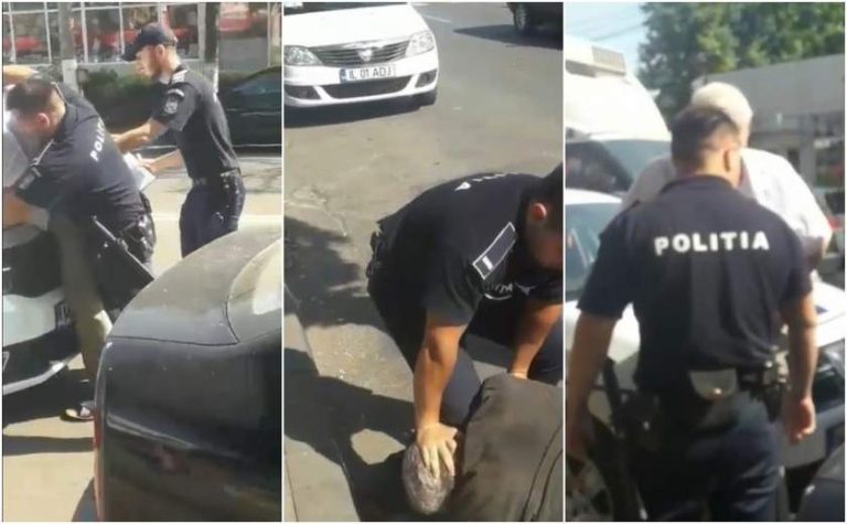 Poliţişti din Ialomiţa implicaţi într-o altercaţie, după ce au încercat să încătuşeze un bătrân. Trecătorii au intervenit