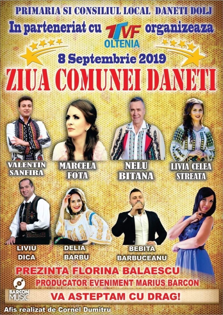 8 SEPTEMBRIE – Ziua comunei DANETI / DOLJ