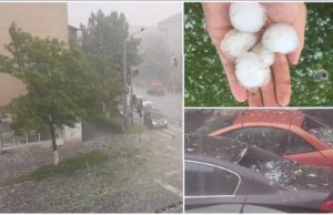 Furtuni puternice şi ploi torenţiale lovesc acum mai multe judeţe. Coduri galben şi portocaliu de vreme severă imediată