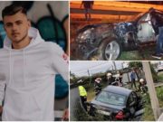 A murit Darius, adolescentul de 18 ani care şi-a făcut praf Mercedes-ul într-un parapet, la Oradea