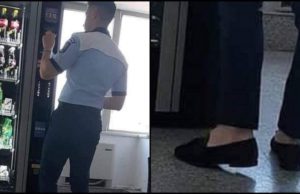 Poliţist cu gleznele goale, devenit vedetă pe internet: „Uniforma aia nu e pentru a-ţi bate joc de ea”