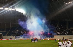 S-a terminat primul meci disputat de U Craiova 1948 pe noul stadion „Ion Oblemenco”! S-au jucat 120 de minute. Final incendia