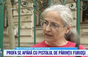 O profesoară din Bucureşti a semănat groază printre elevi şi părinţi. Vrea să meargă cu pistolul la şcoală. „Arma este un drept privat”