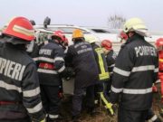 Accident grav lângă București. Sunt 14 victime după ce un microbuz s-a izbit violent cu o autoutilitară