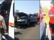 Maneliştii Sorinel Copilul de Aur şi fratele lui Adi de Adi, accident cu Porsche lângă Olteniţa