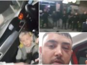 Copil de trei ani gazat de agenţii unei firme de pază din Caracal, care i-au bătut tatăl pe stradă