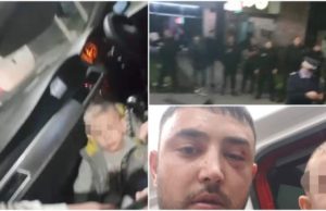 Copil de trei ani gazat de agenţii unei firme de pază din Caracal, care i-au bătut tatăl pe stradă