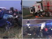 Un bărbat din Oneşti şi-a nenorocit soţia, cu acid, apoi s-a urcat la volan şi a intrat în plin într-un TIR