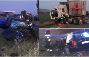 Un bărbat din Oneşti şi-a nenorocit soţia, cu acid, apoi s-a urcat la volan şi a intrat în plin într-un TIR