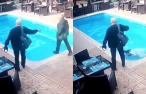 Un inspector ANAF, gură-cască, a căzut în piscina unui restaurant din Mamaia