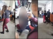 Elevă ruptă cu bătaia de o colegă, în Rădăuţi. Fata e lovită fără milă și trasă de păr chiar pe holul şcolii