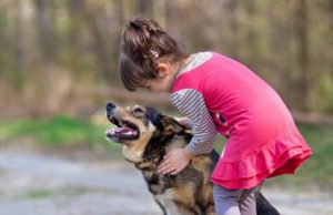 Fetiţă de doi ani, muşcată de faţă de câinele familiei, în timp ce se jucau, la Botoşani