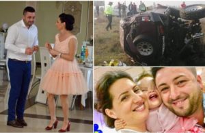 Ionuţ şi Corina au murit loviţi de un BMW care depăşea neregulamentar. Fetiţa lor de nici 3 ani, în stare gravă