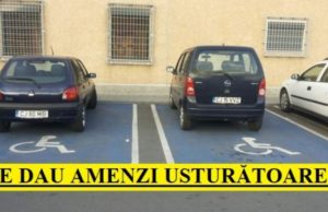 Putini soferi stiu! Ce amenda primesti daca parchezi pe locurile destinate persoanelor cu handicap