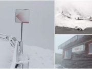 Ninge de ore bune pe Transfăgărăşan! Stratul de zăpadă depăşeşte deja 10 centimetri