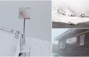 Ninge de ore bune pe Transfăgărăşan! Stratul de zăpadă depăşeşte deja 10 centimetri