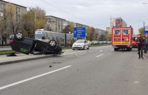 CRAIOVA | Patru victime in stația de tramvai după un accident pe Calea Bucuresti