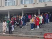 Protest spontan la Spitalul Județean Craiova. Cadrele medicale amenință cu blocarea activității