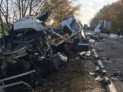 Şofer român mort în Ungaria, camionul lui, un morman de fiare. Şi un şofer polonez a murit