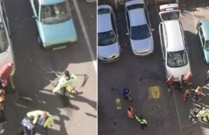 Bătaie cu coase şi bâte la Serviciul de Medicină Legală din Constanţa