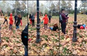 Bătaie cruntă, cu pumni și picioare, între două adolescente, în Măgurele. Pe margine, colegii râd în hohote